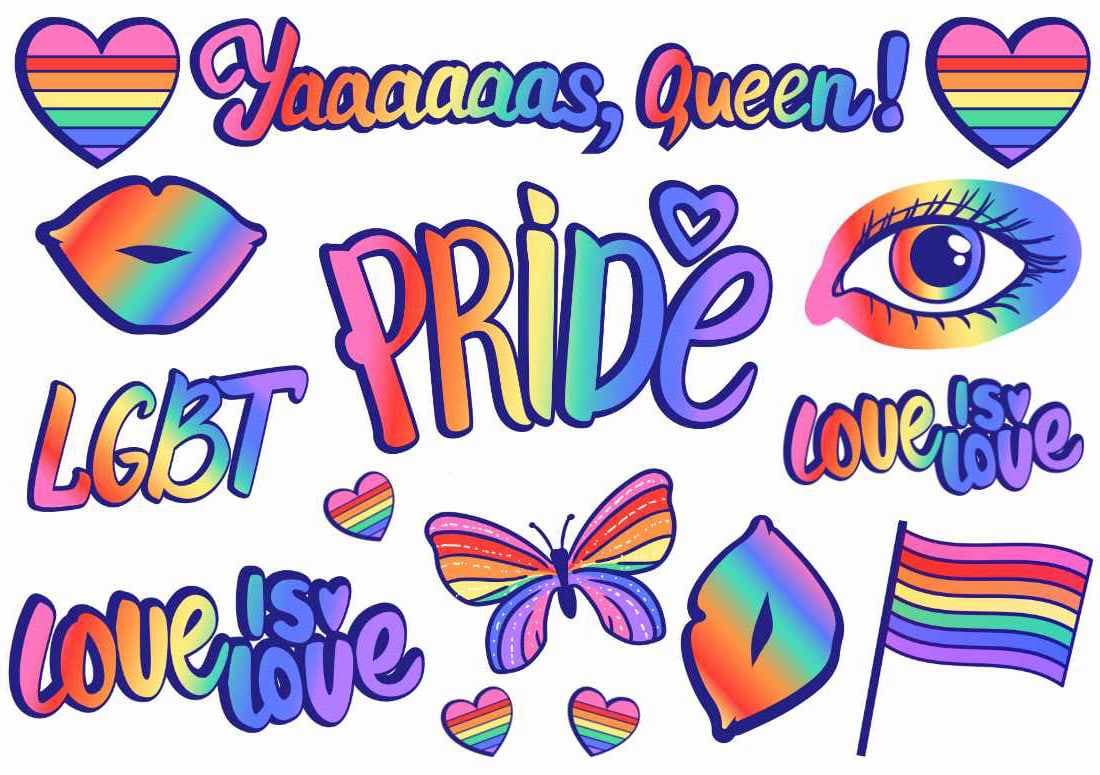 Pride Temporary Tattoos