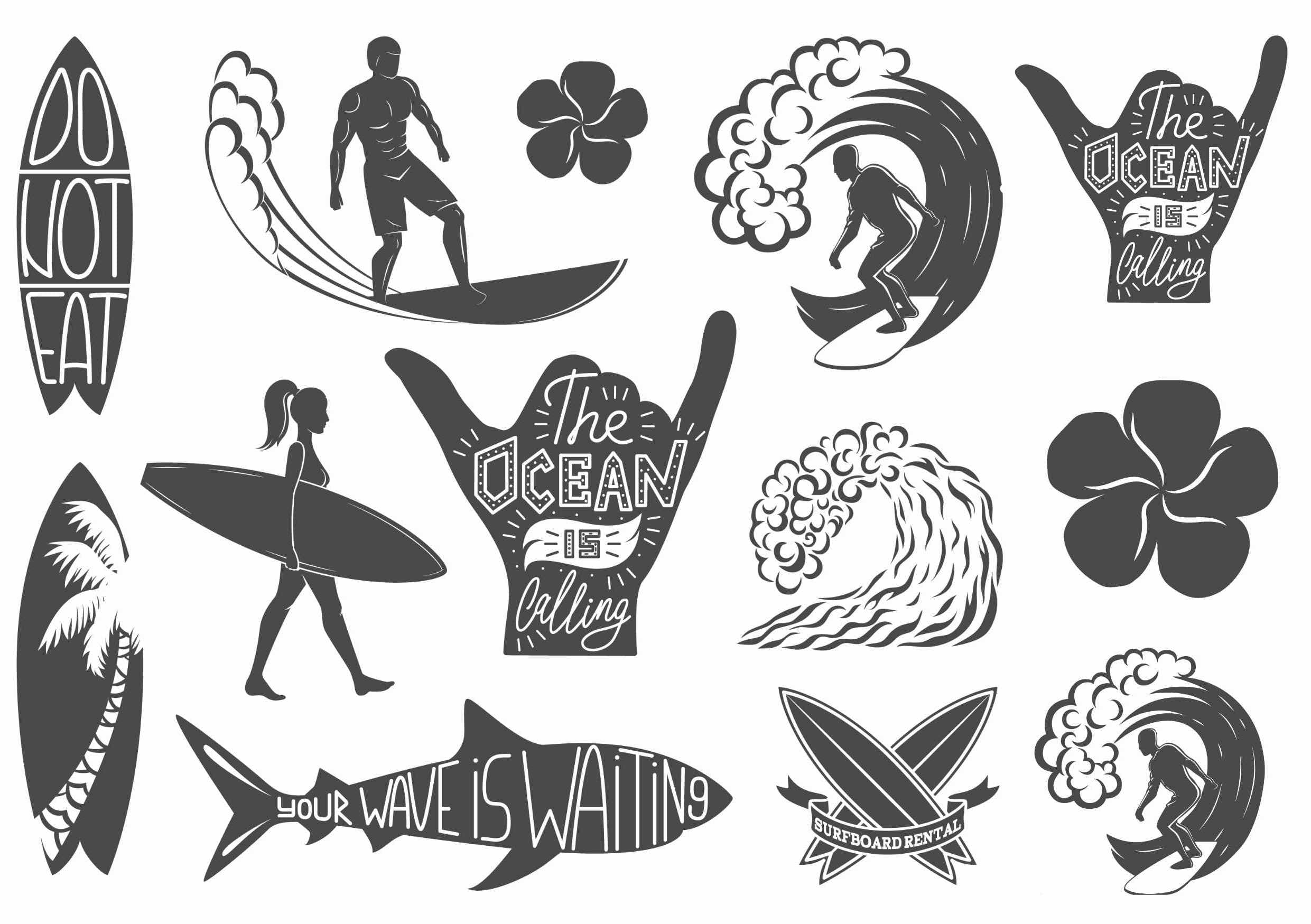 Surf tattoos