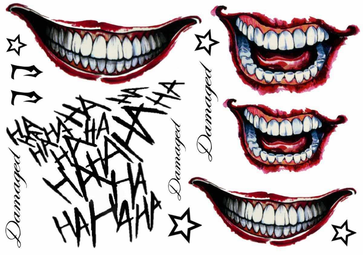 Suicide Squad Joker Tattoos