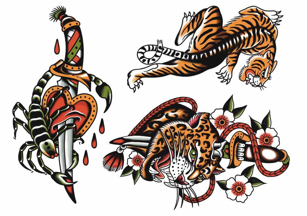 Flash "Tiger" by Oliver Brechensbauer at Zoi Tattoo