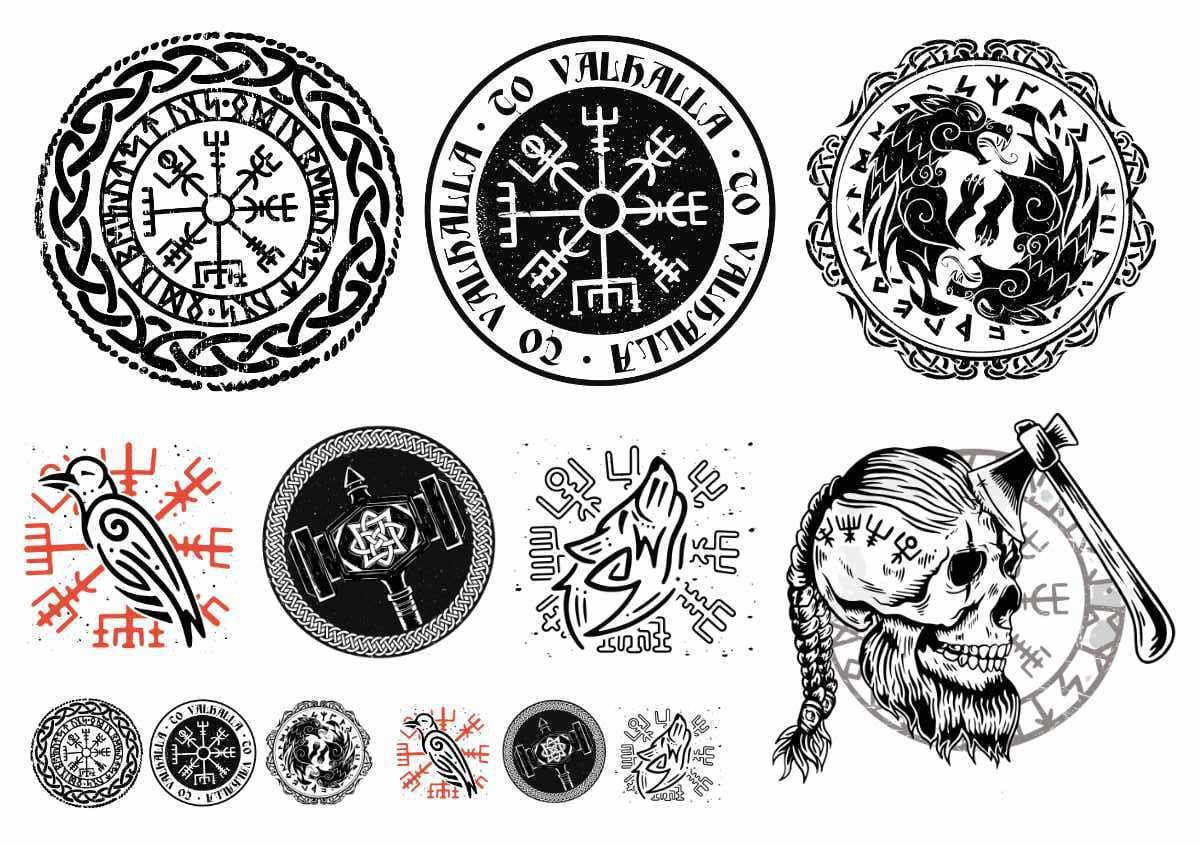 Viking Tattoos "Valhalla"