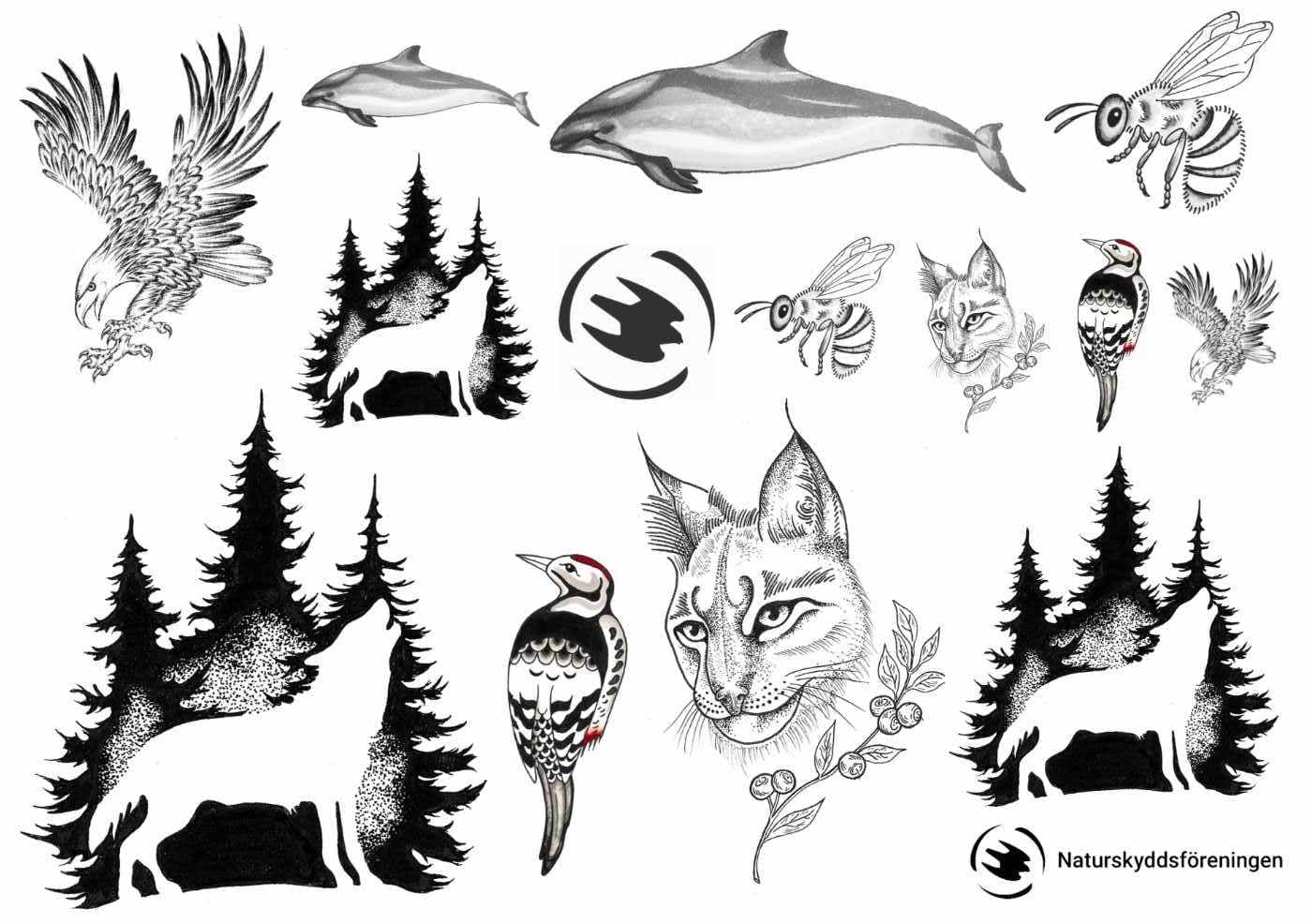 Naturskydds-föreningen tattoos