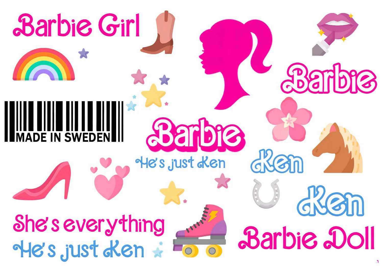 Barbie and Ken Tattoos