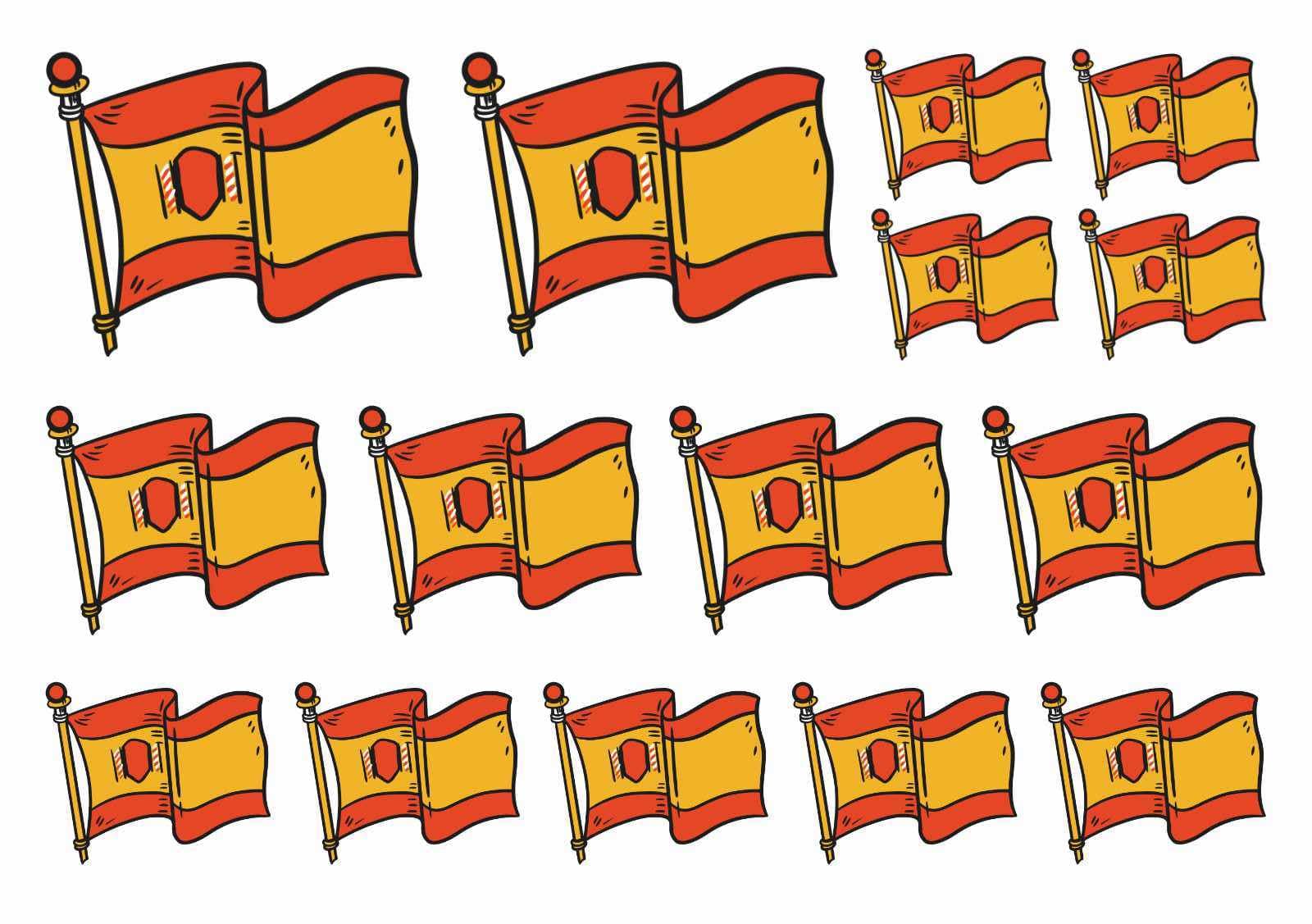 Spain Flag Tattoos