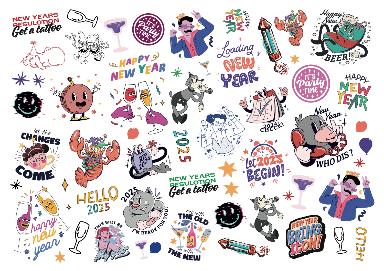 Like Inks New Year Collection A4