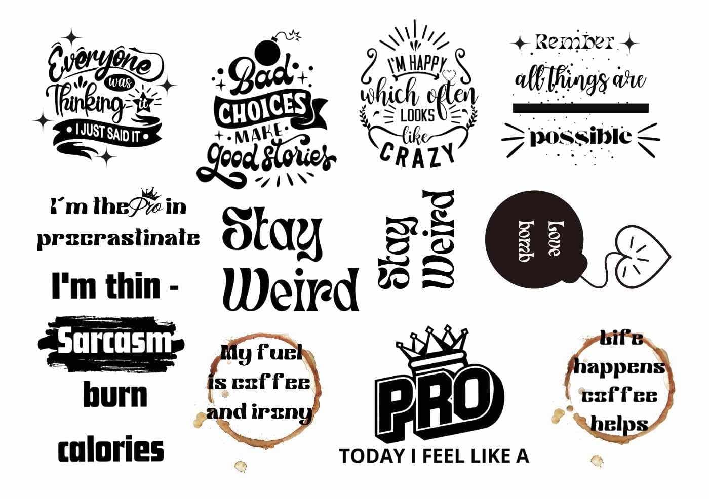 Ironic Quote Tattoos “The Ironic Company”