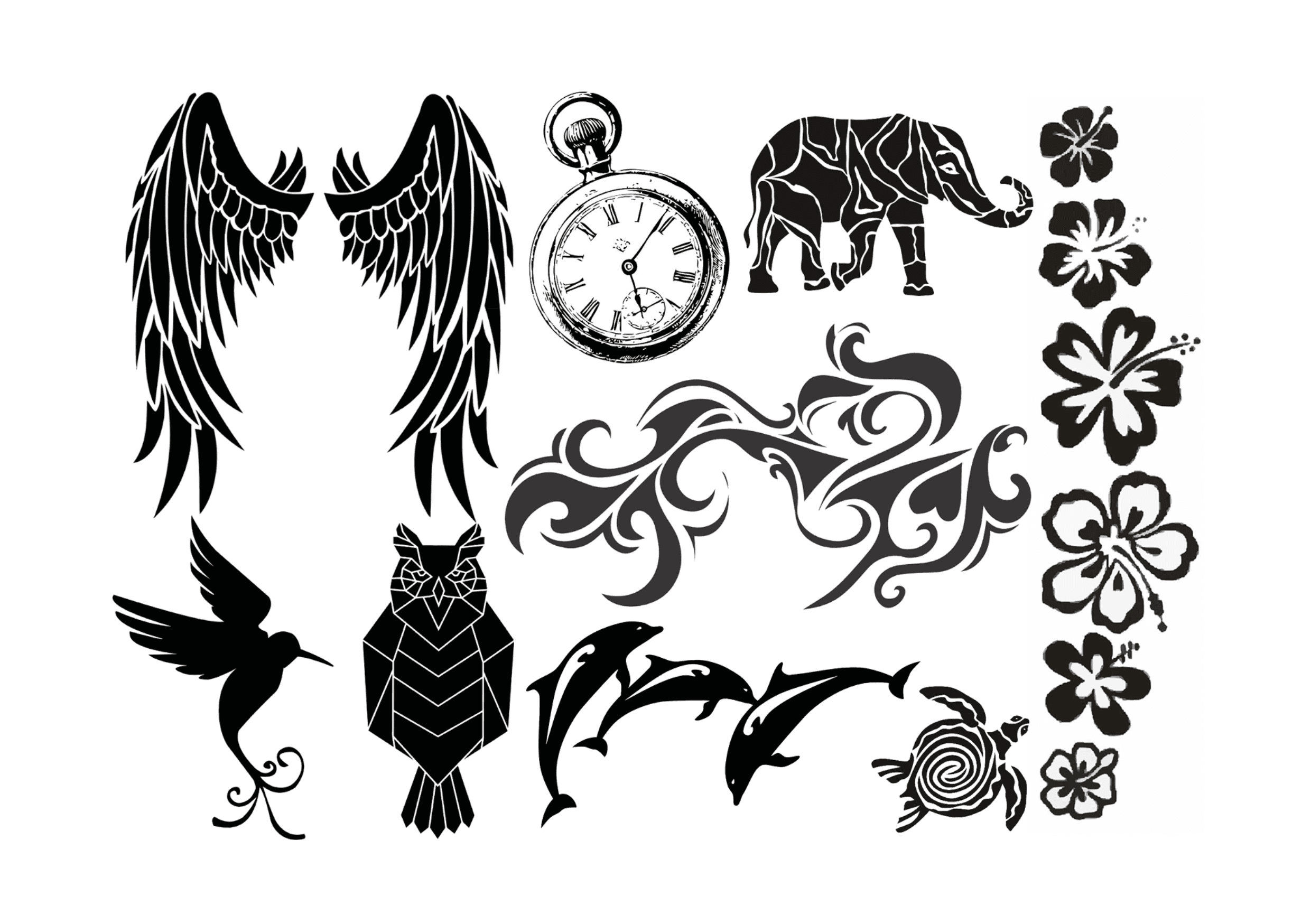 Black and gray Tattoos