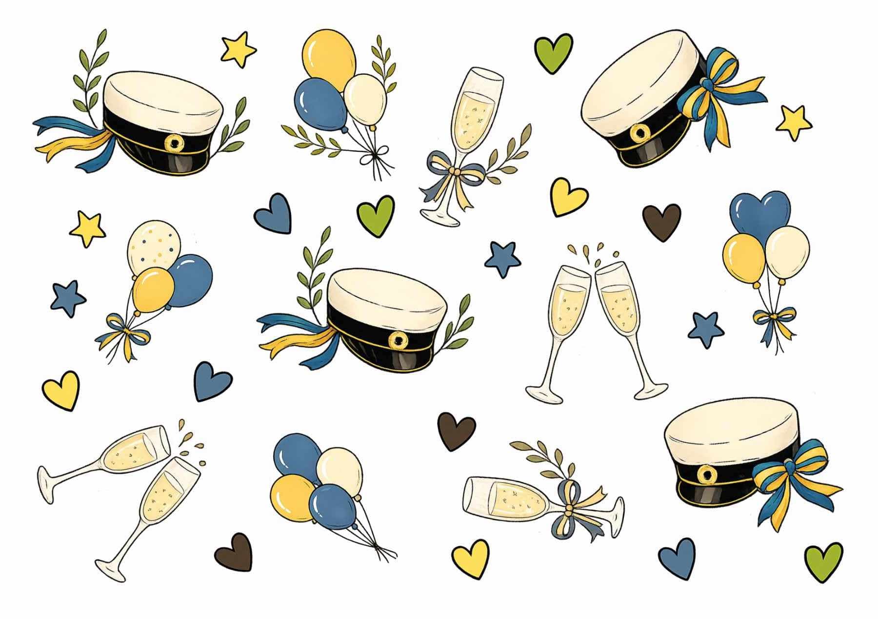 Graduation party tattoos