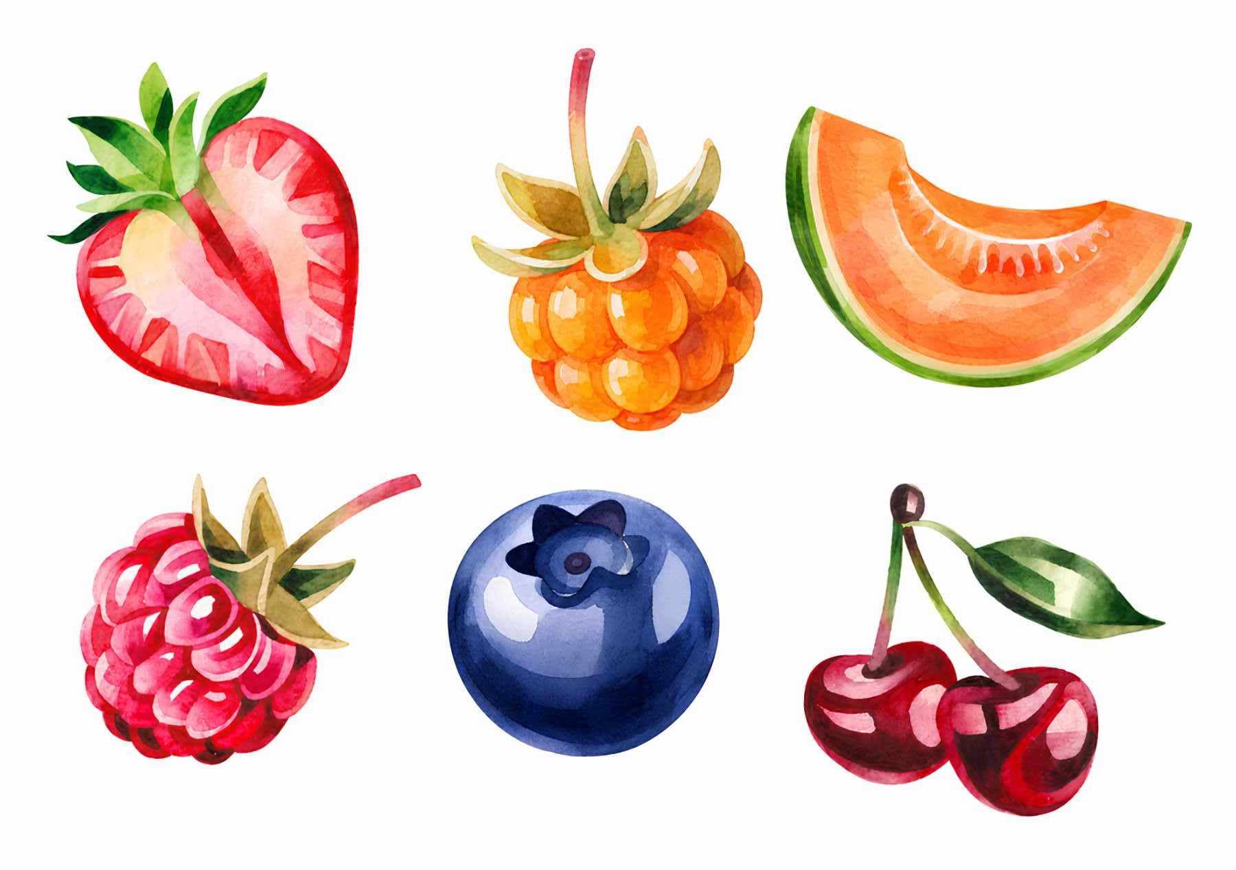 Fruit and berry tattoos