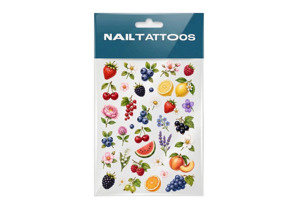Fruit & Wildflower Nail Stickers