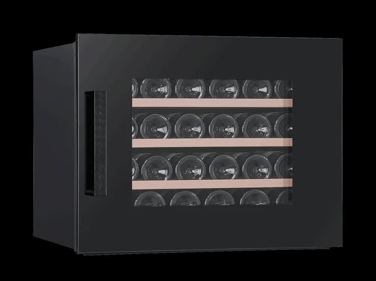 Integrerbart vinskap - Scandinavian Collection 45 Fullglass Black - Cavin