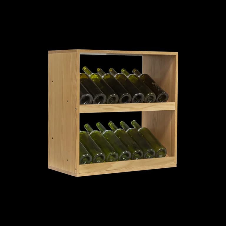 Vinstativ 60x60x30 cm (Label-view) - mQuvée