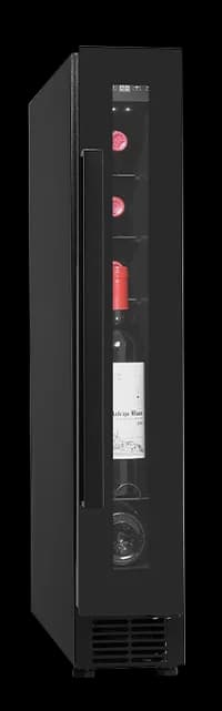 Innbyggbart vinskap - Arctic Collection 15S Fullglass Black - Cavin
