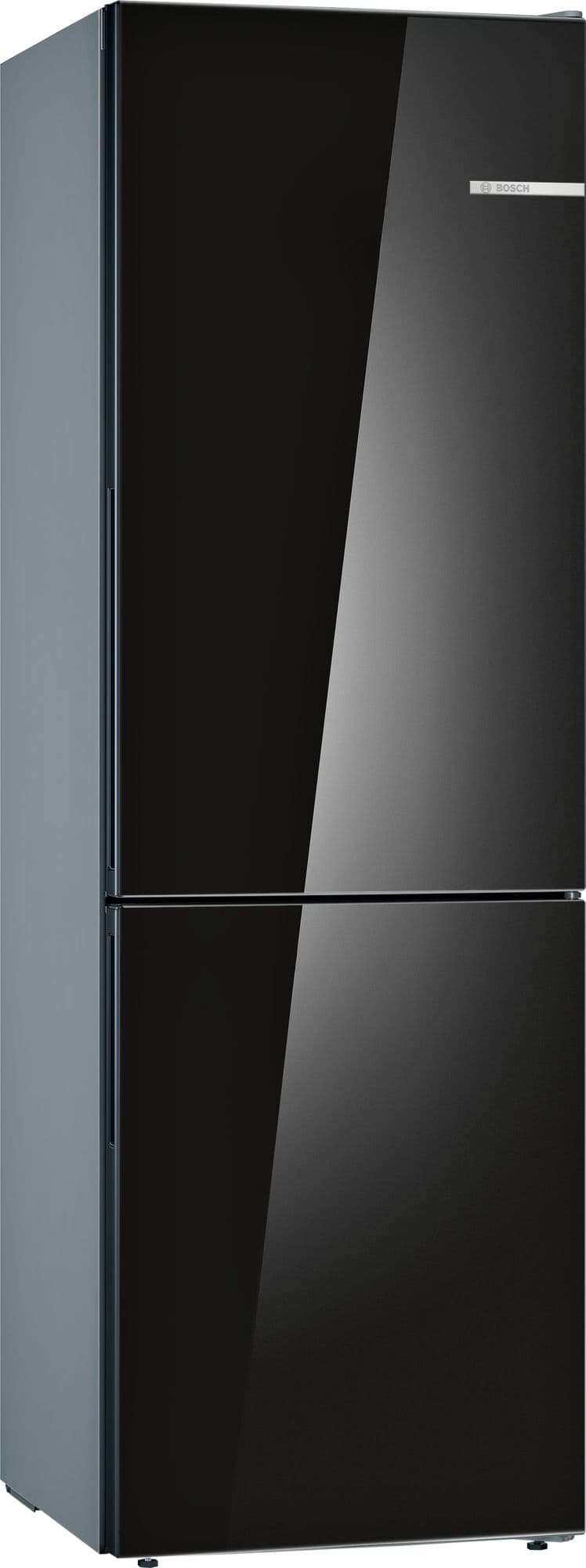 Bosch Serie 4 Frittstående kombiskap 186 x 60 cm Sort KGV36VBEAS