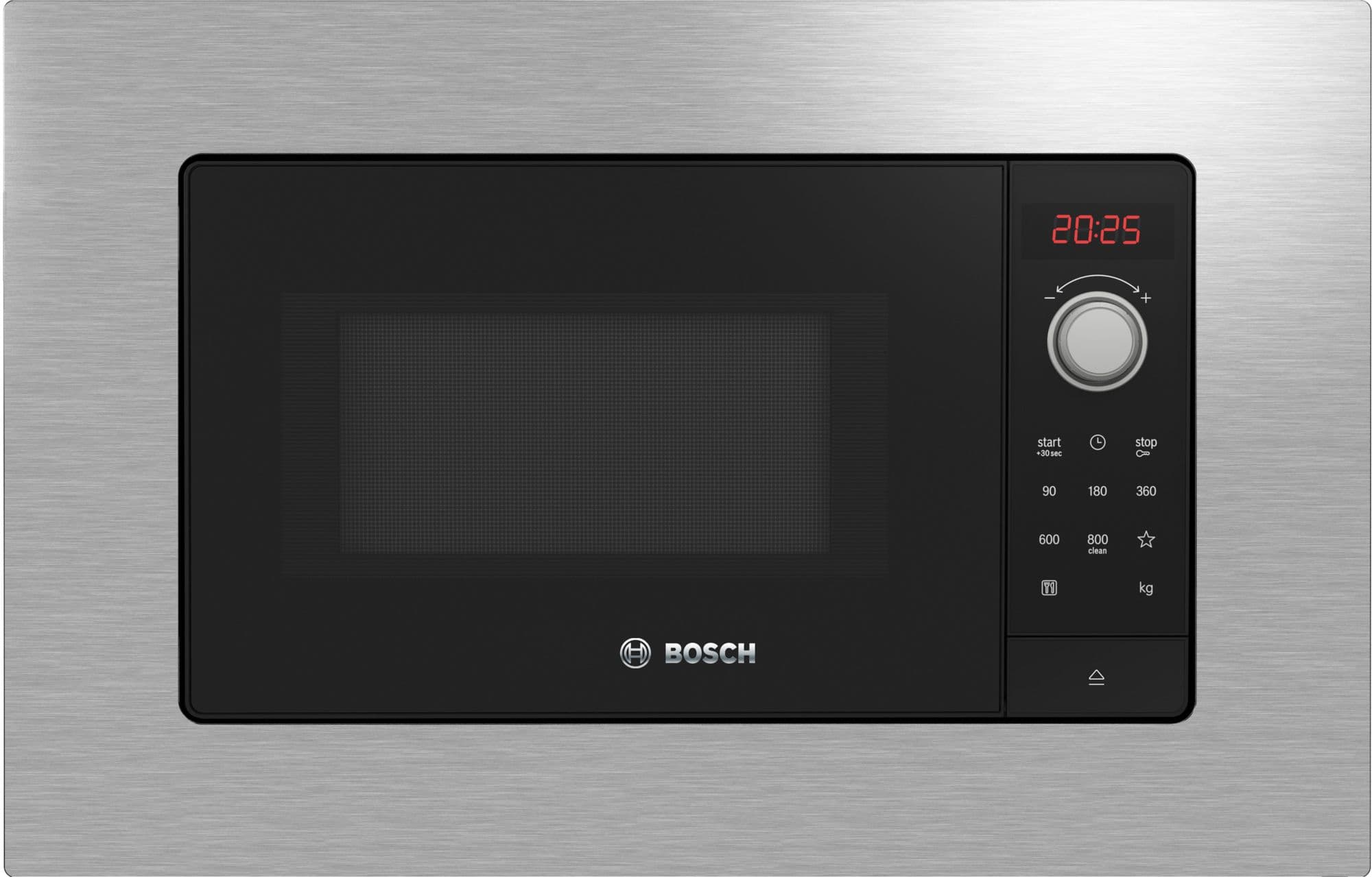 Bosch Serie 2 Mikrobølgeovn til innbygging Rustfritt stål BFL623MS3