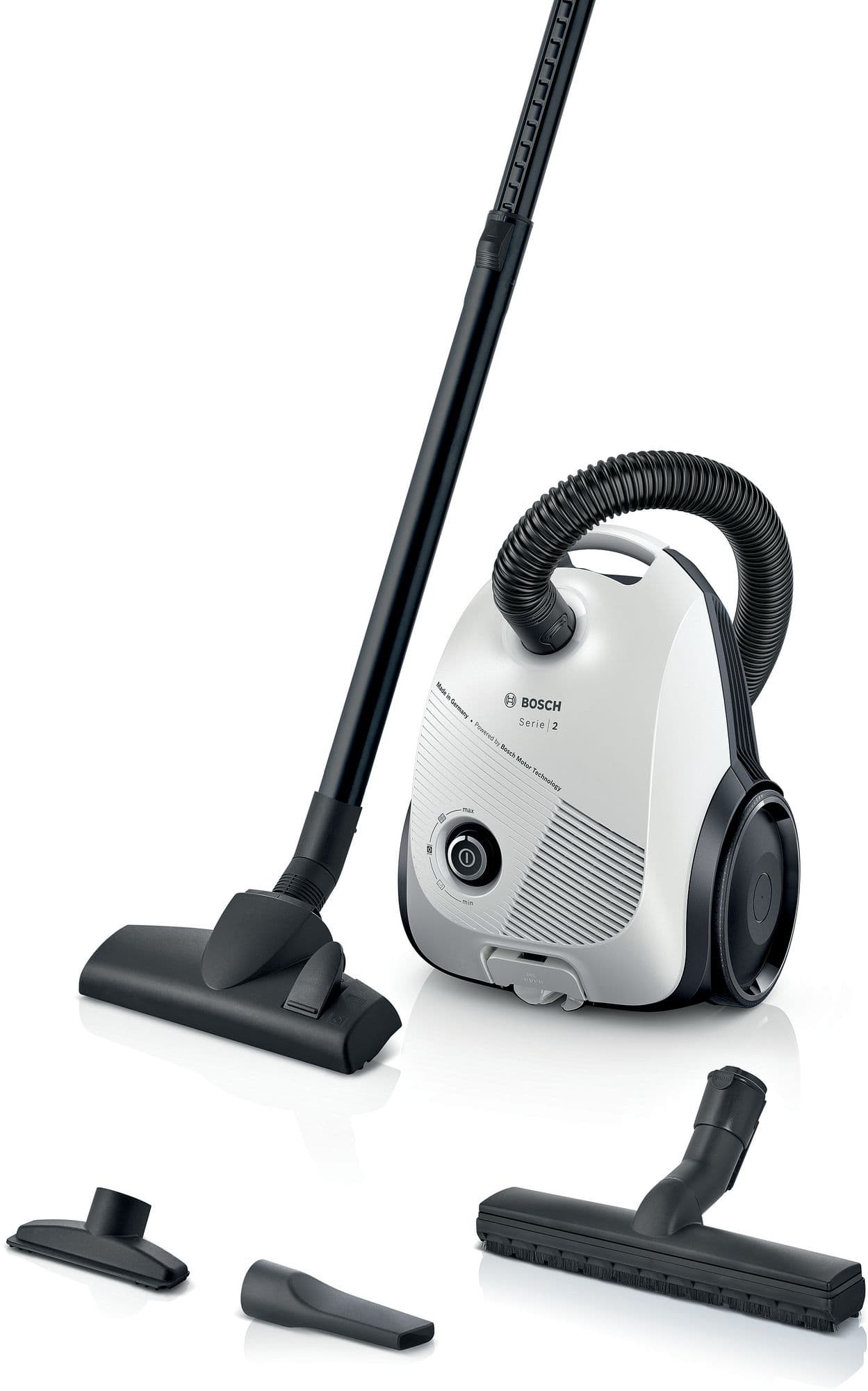 Bosch Serie 2 Støvsuger m. pose Hvit BGLS2WH1H