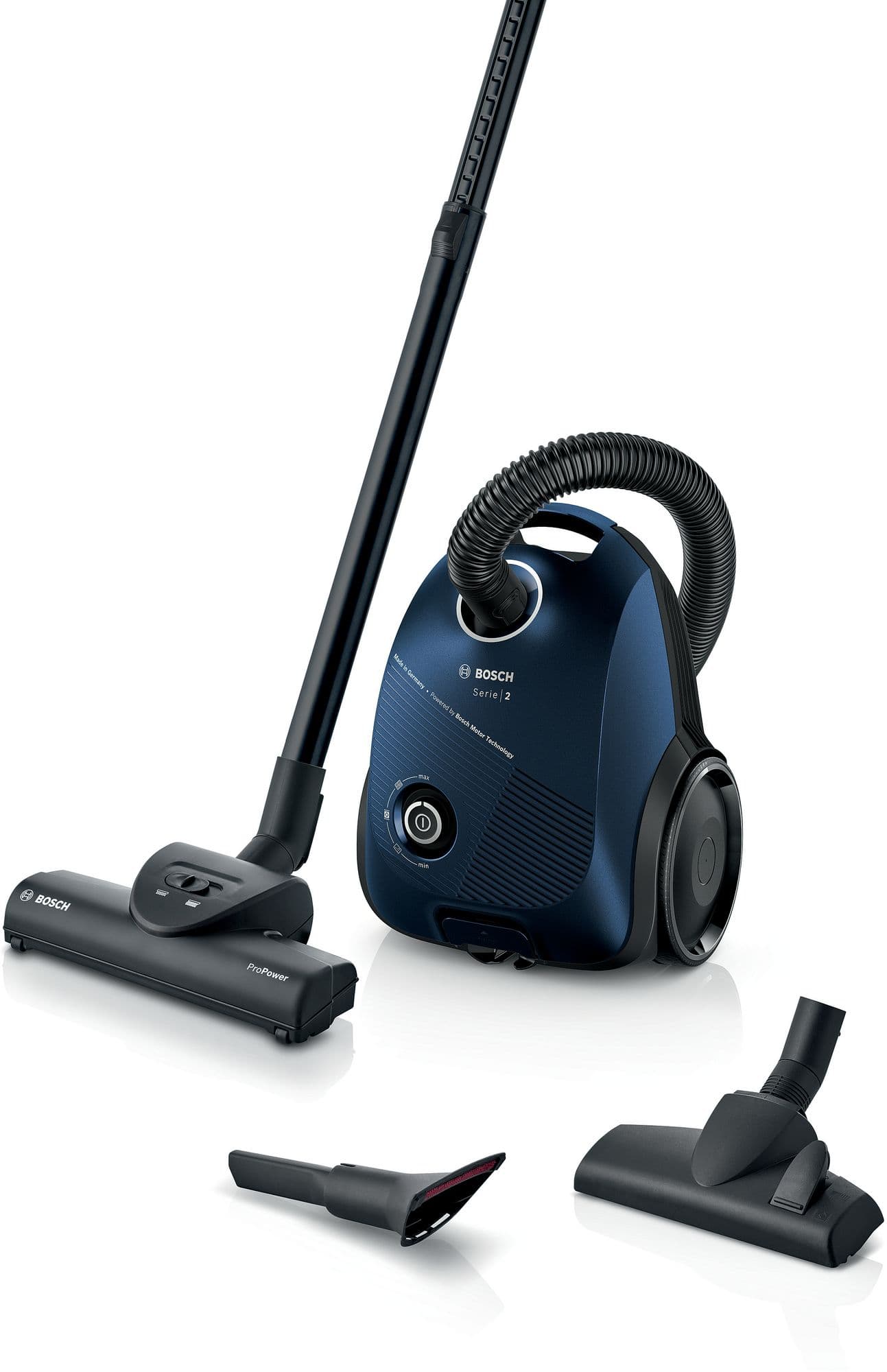 Bosch Serie 2 Støvsuger m. pose Blå BGBS2BU1T