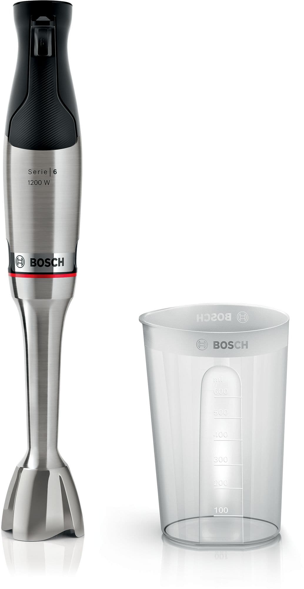 Bosch Serie 6 Håndmikser ErgoMaster 1200 W Rustfritt stål MSM6M810
