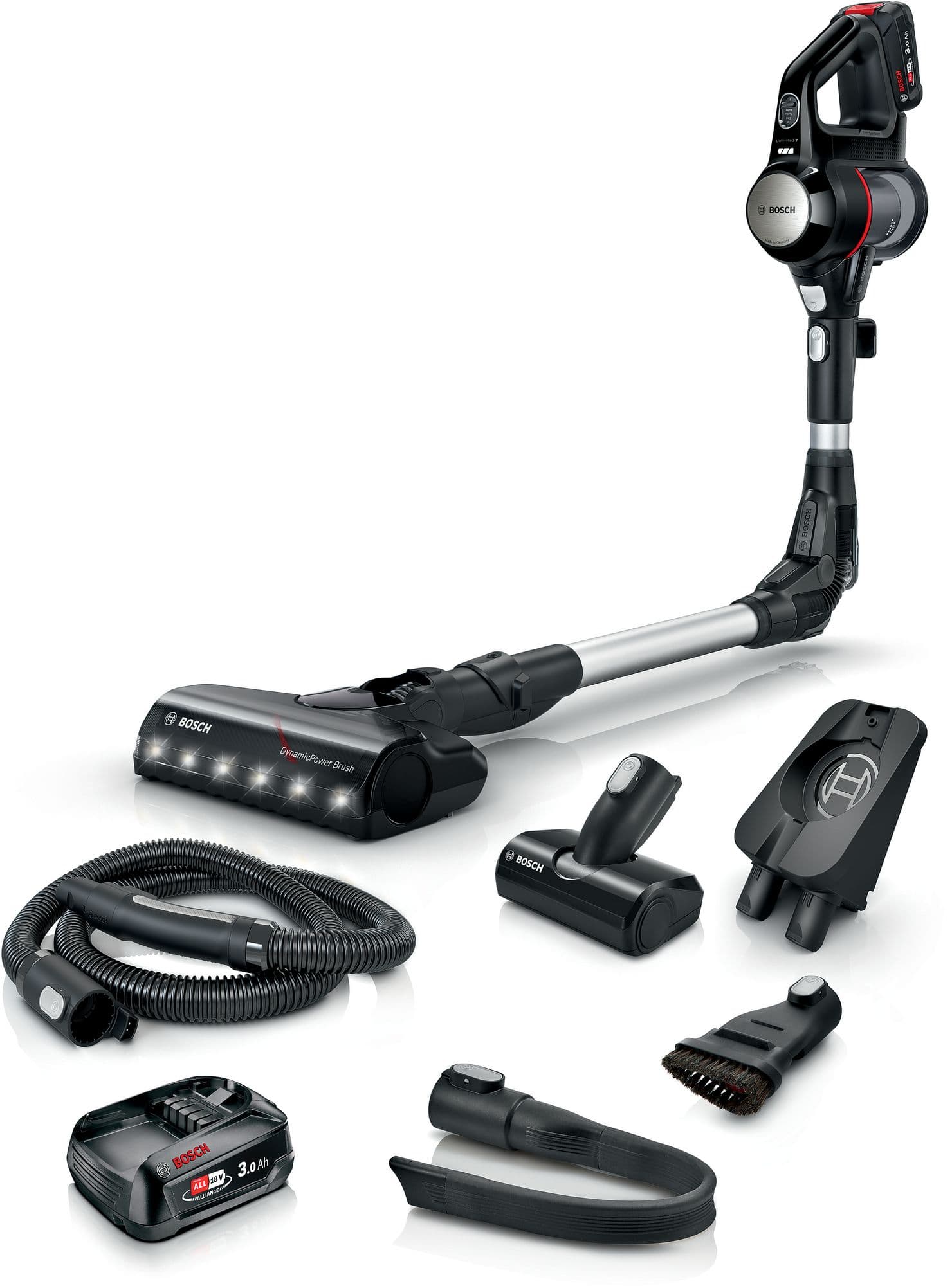 Bosch Oppladbar støvsuger Unlimited 7 Sort BCS712E