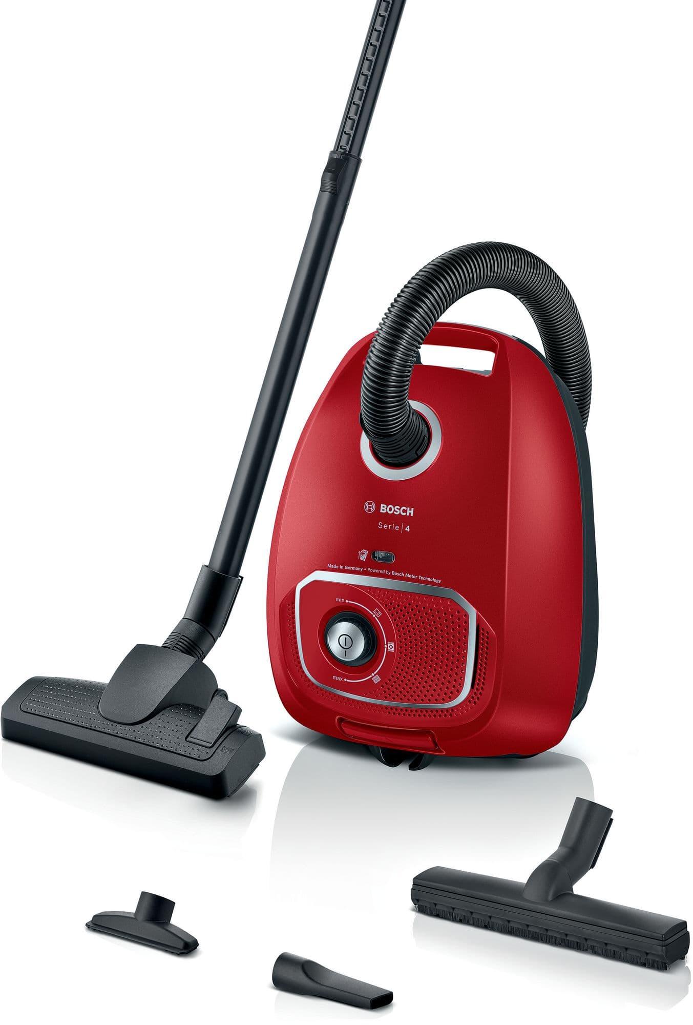 Bosch Serie 4 Støvsuger m. pose Rød BGB41RD3H