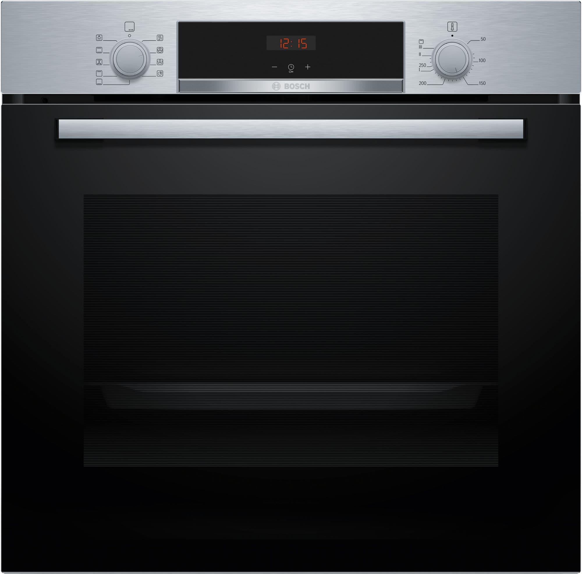 Bosch Serie 4 Innbyggingsovn 60 x 60 cm Rustfritt stål HBA534BS3