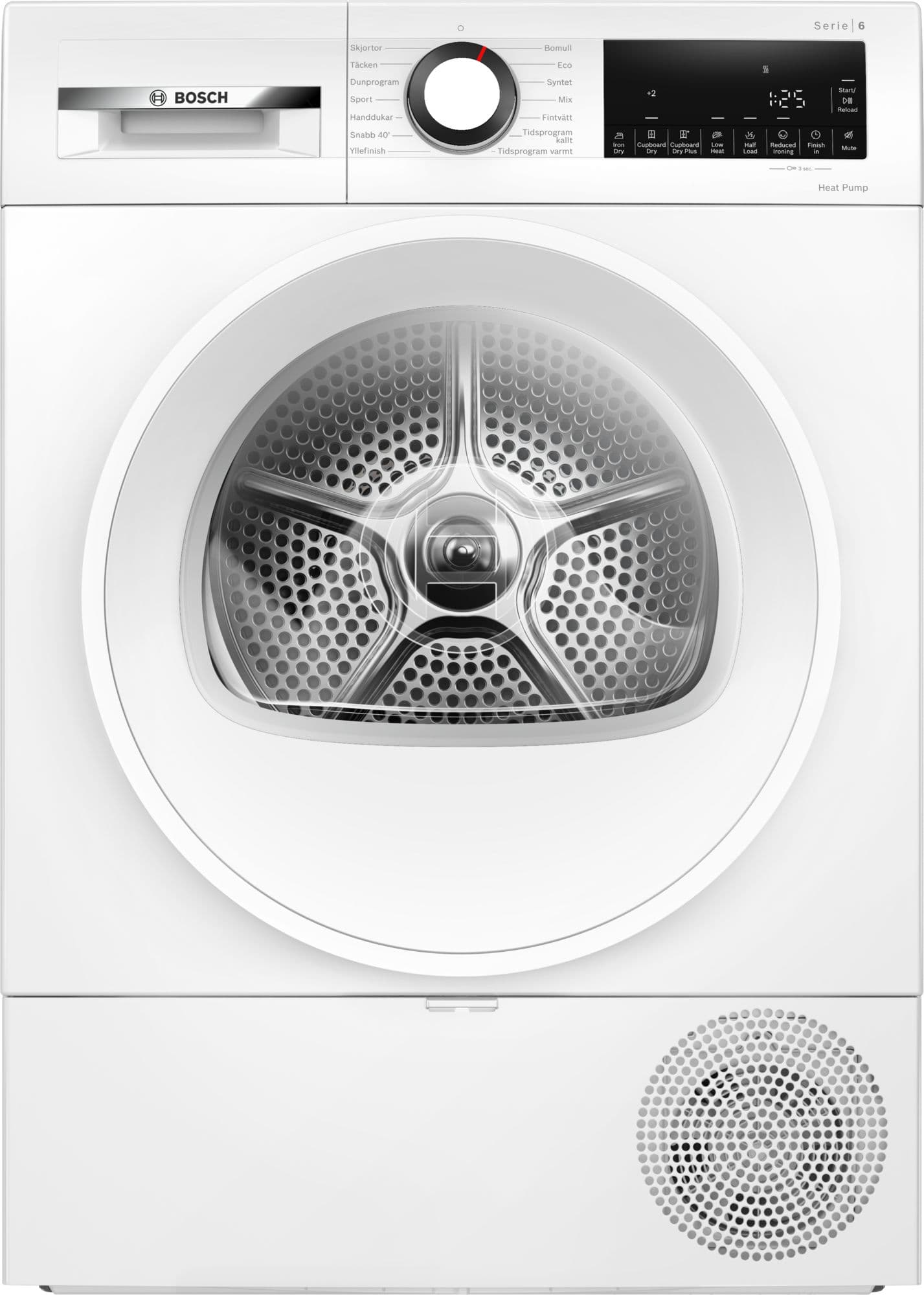 Bosch Serie 6 Varmepumpetørketrommel 8 kg WQG2320LSN