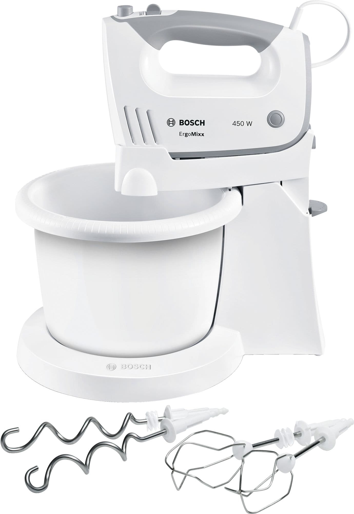 Bosch Håndmikser ErgoMixx 450 W Hvit, Window grey MFQ36460