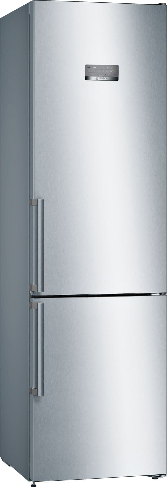Bosch Serie 4 Frittstående kombiskap 203 x 60 cm Inox KGN397LEQ