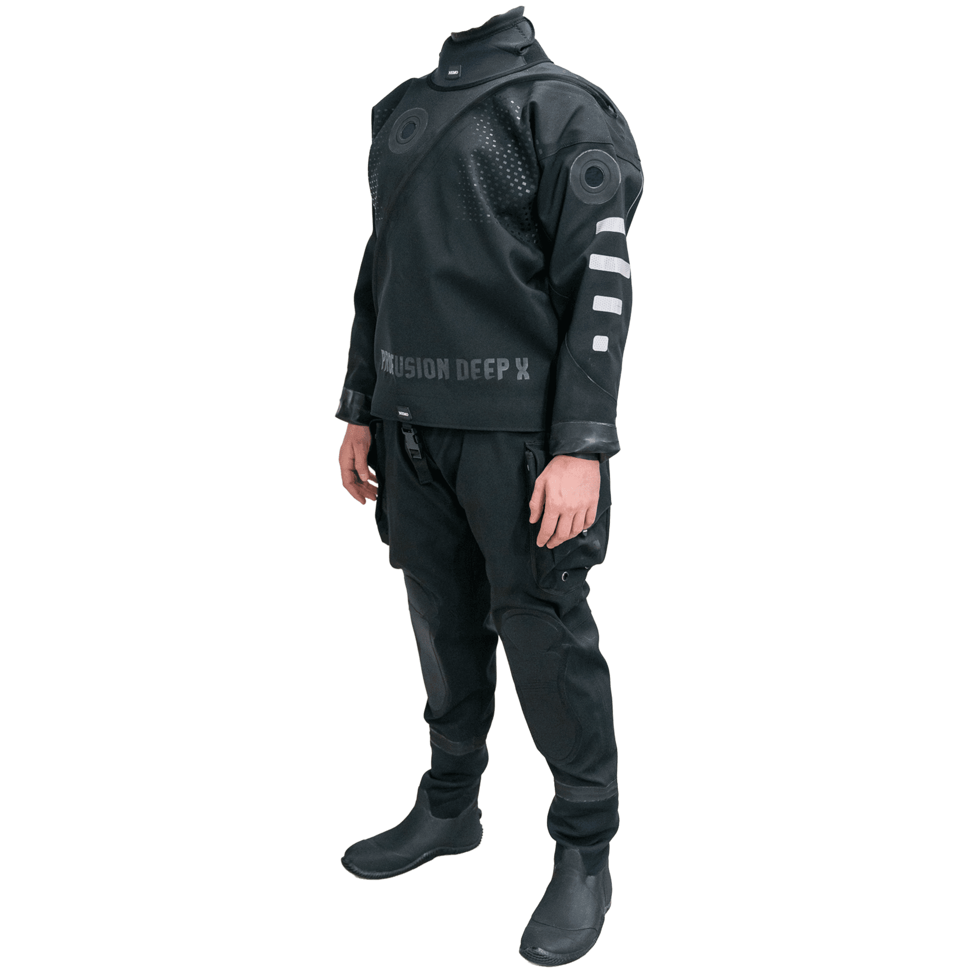 Nemo Deep X Skalldrakt med Frontzip Svart XS