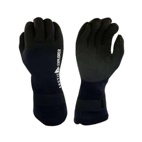 Arctic Explorer 5mm 5-finger våthanske med kevlar M
