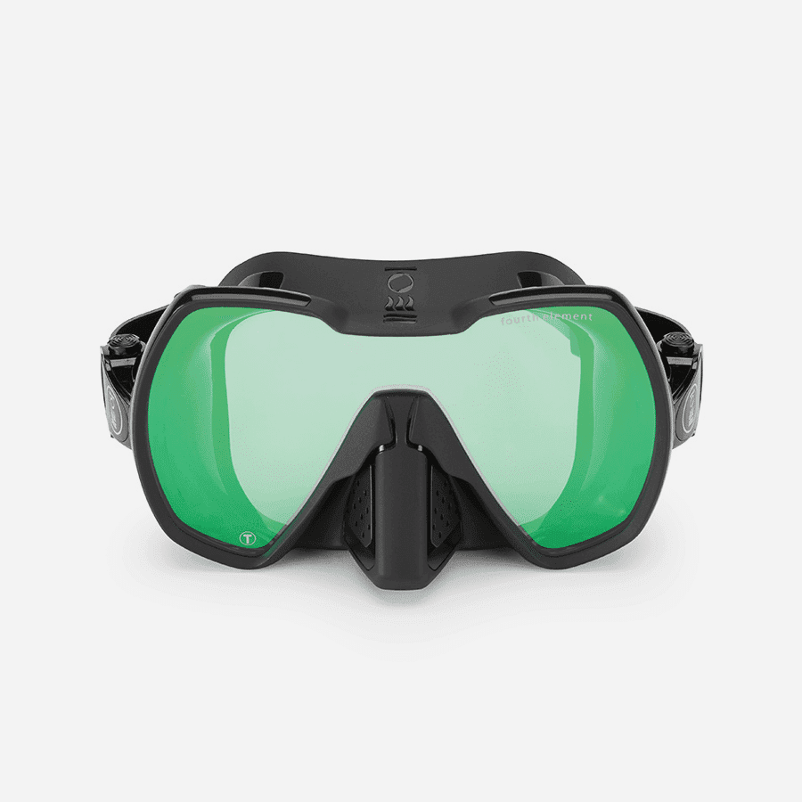 Fourth Element Seeker dykkermaske Svart med UV glass