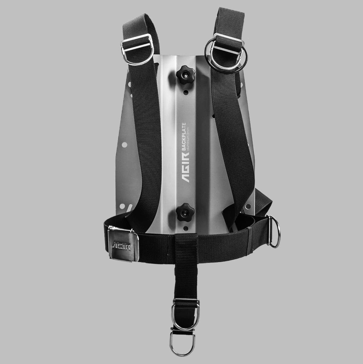 AGIR Backplate With Harness, Aluminium
