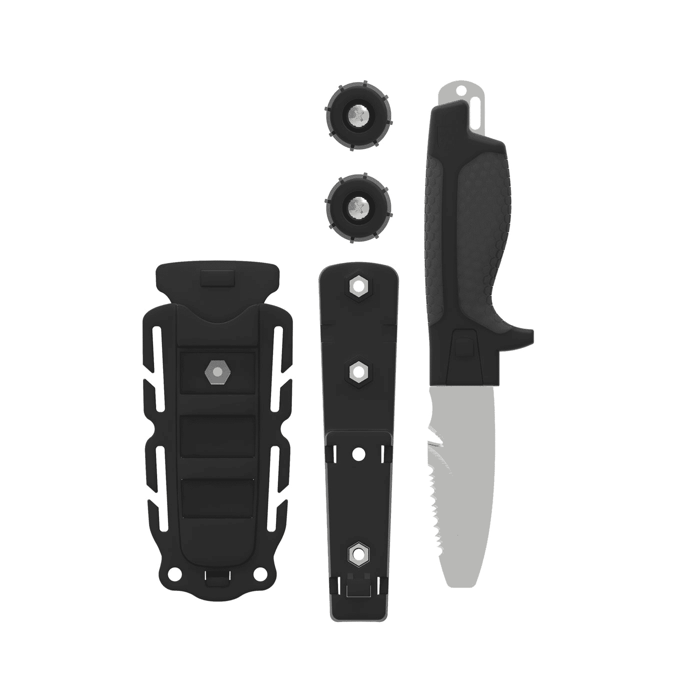Gear Aid TANU™ Dive and Rescue Knife for BCD Grå
