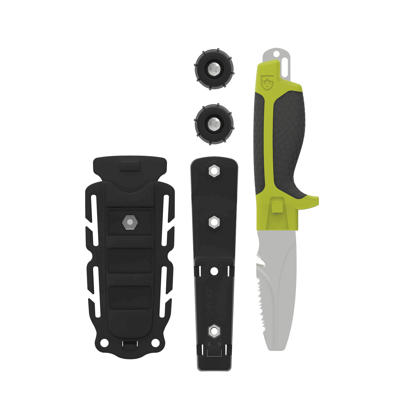Gear Aid TANU™ Dive and Rescue Knife for BCD Grønn