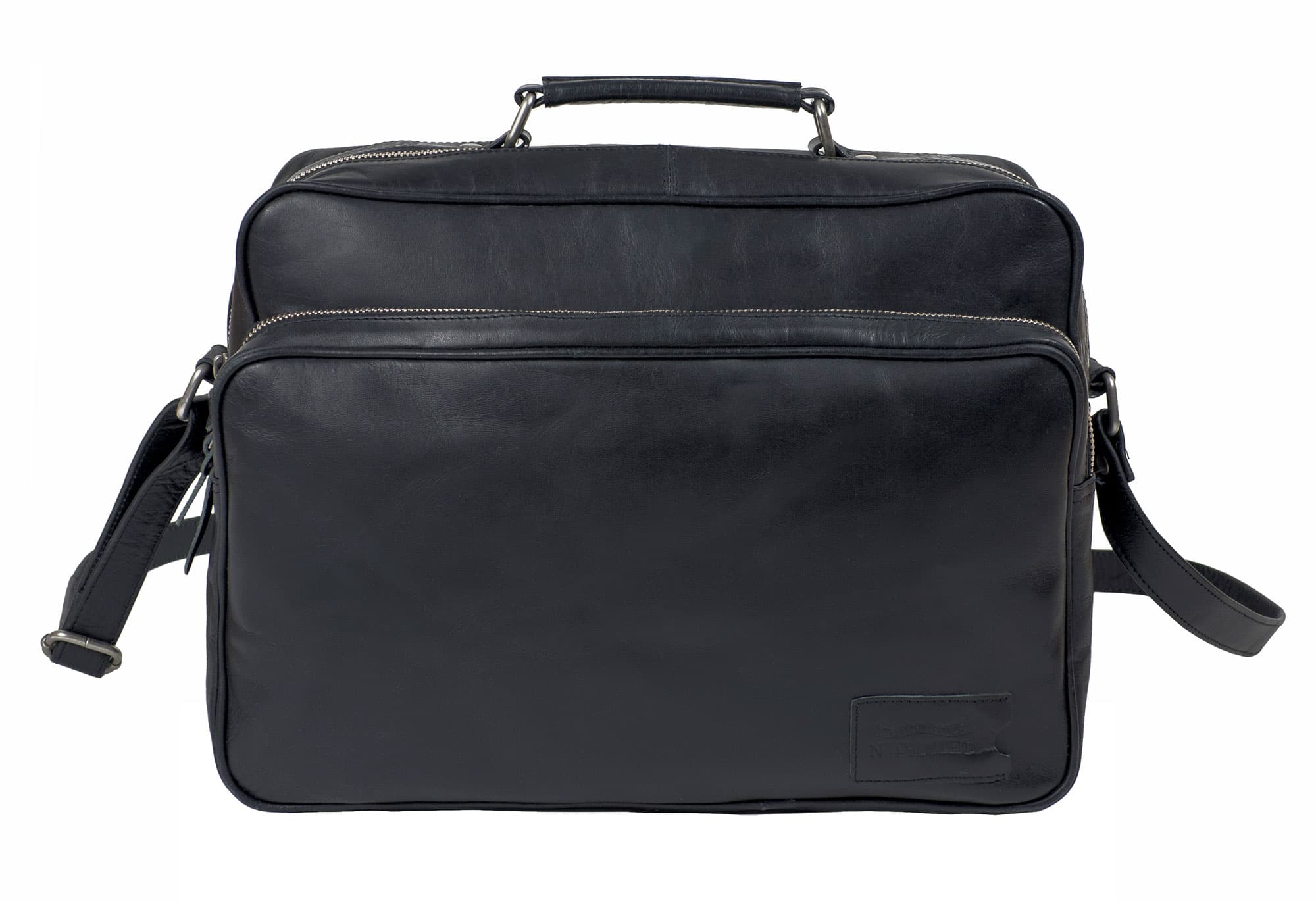 KIRK COMPUTERBAG 12-13" Black Leather