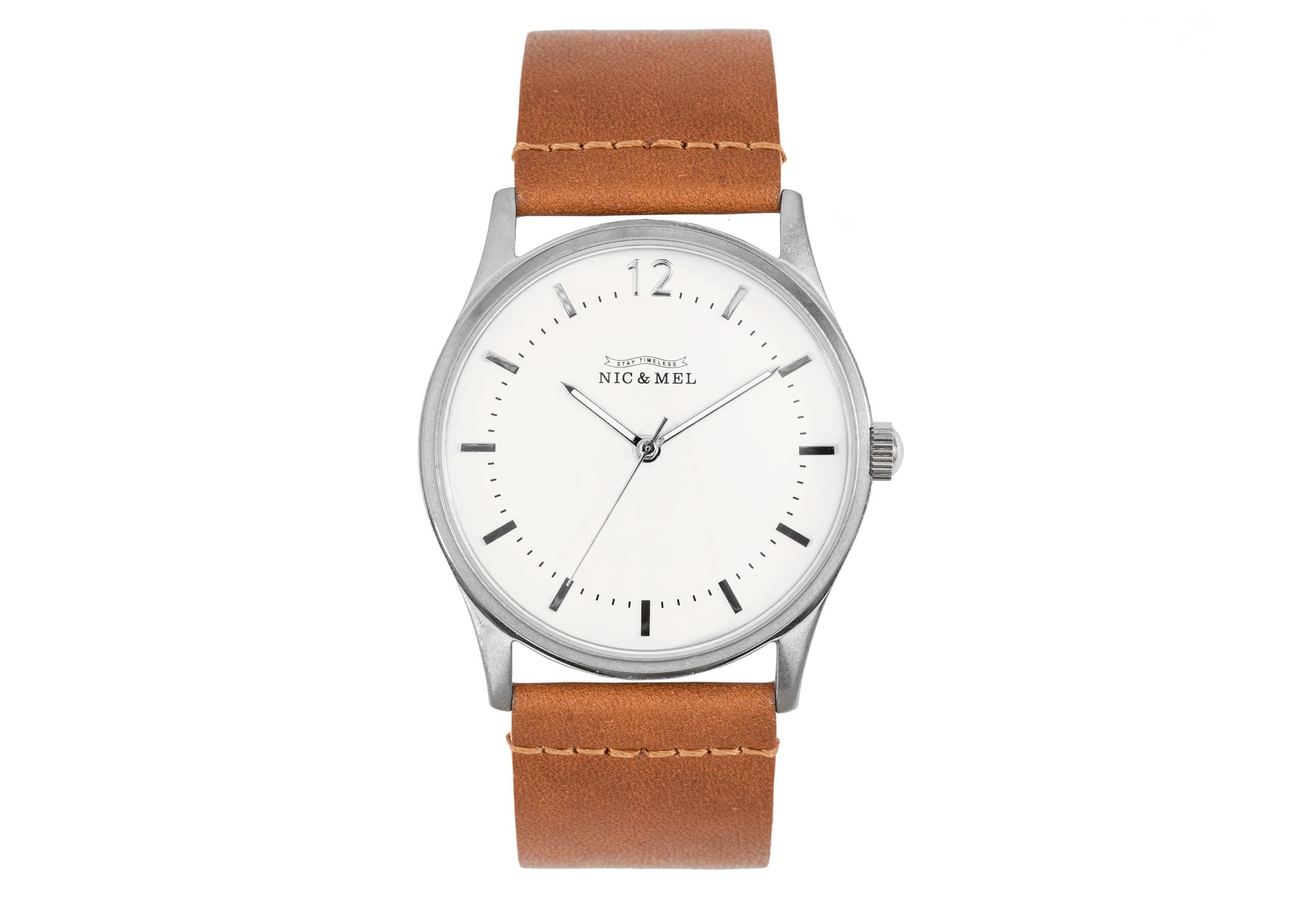 KENNEDY, Cognac Leather, Wristwatch