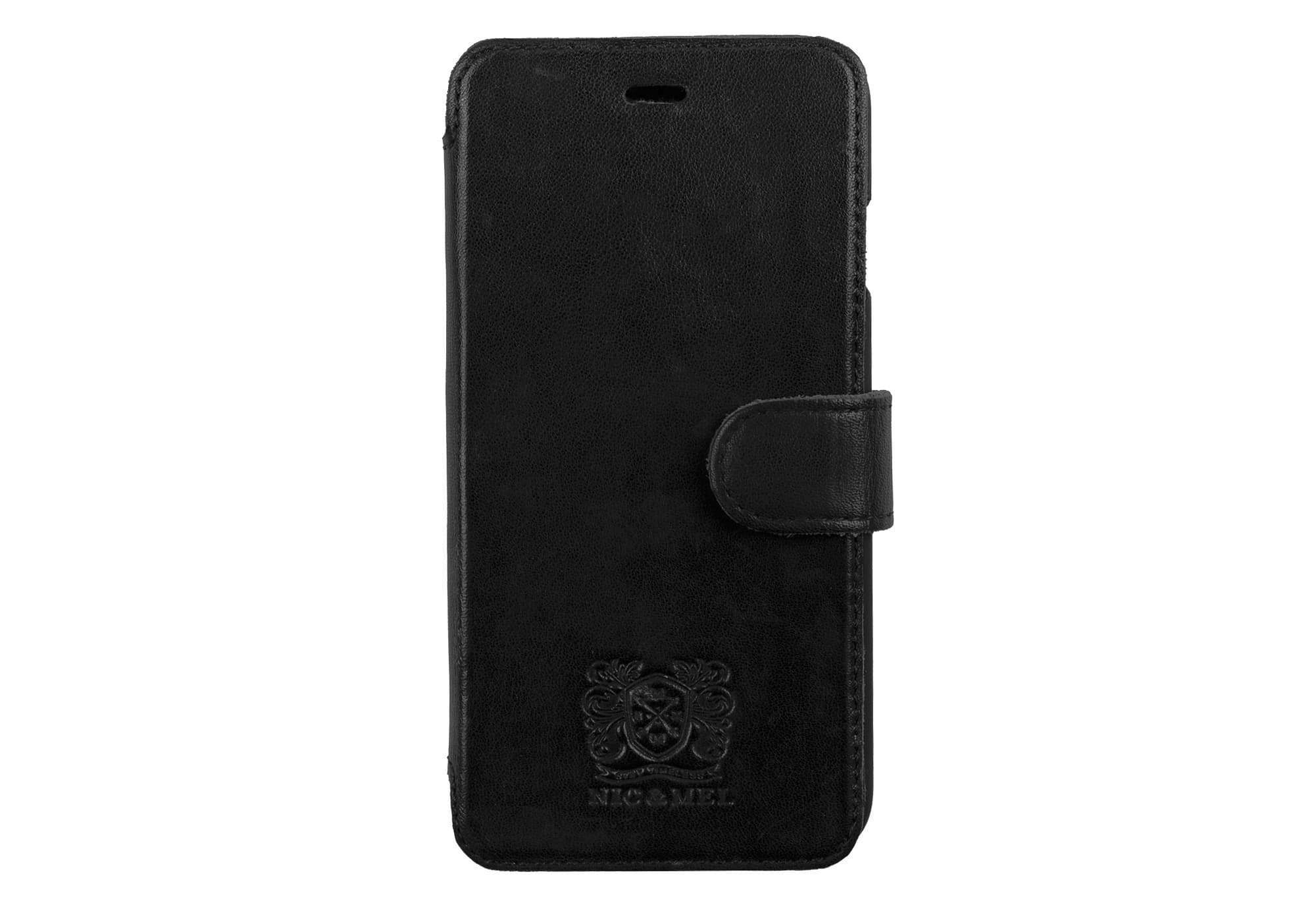 SLIM STAN PHONE WALLETBlack LeatheriPhone 6/7/8 PLUS
