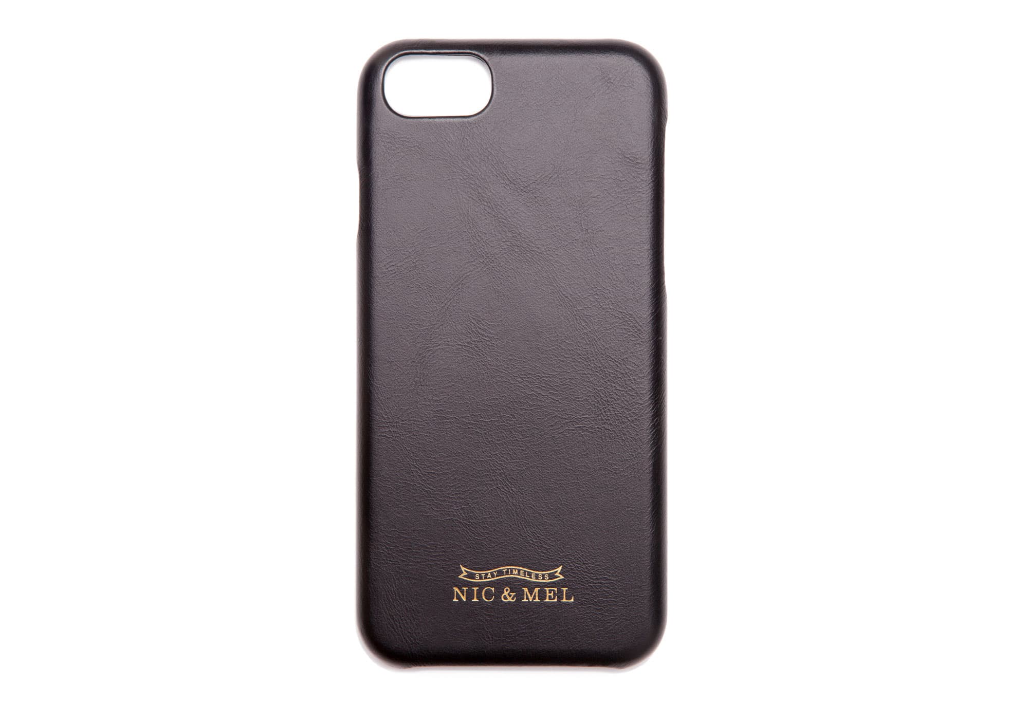 SlimJim Black LeatheriPhone 6/6S/7/8