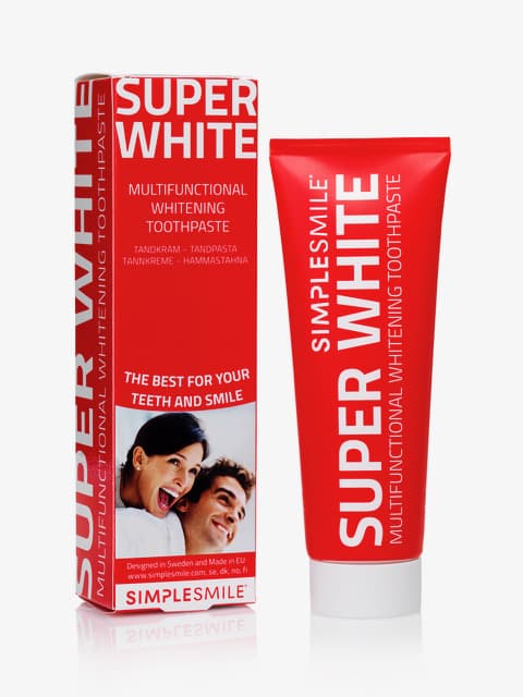 SimpleSmile® Multifunktionella SUPER WHITE TANDKRÄM 75 ml