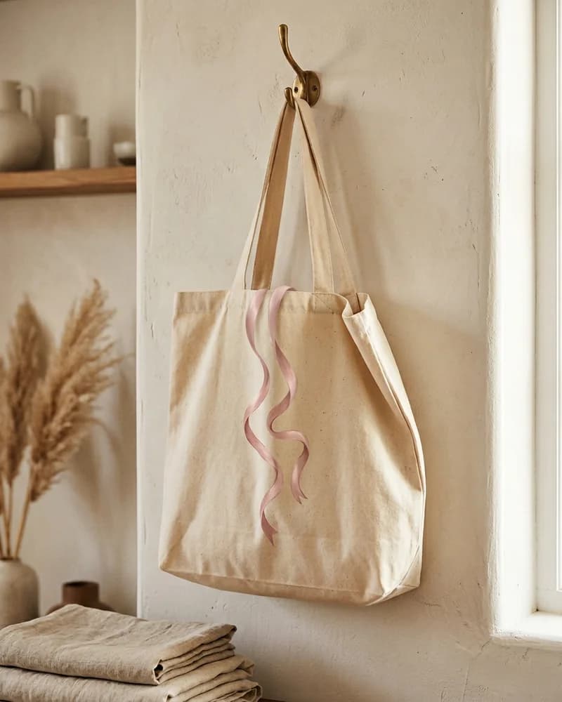 Ballet ribbon tote