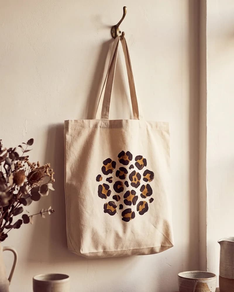 Leopard tote