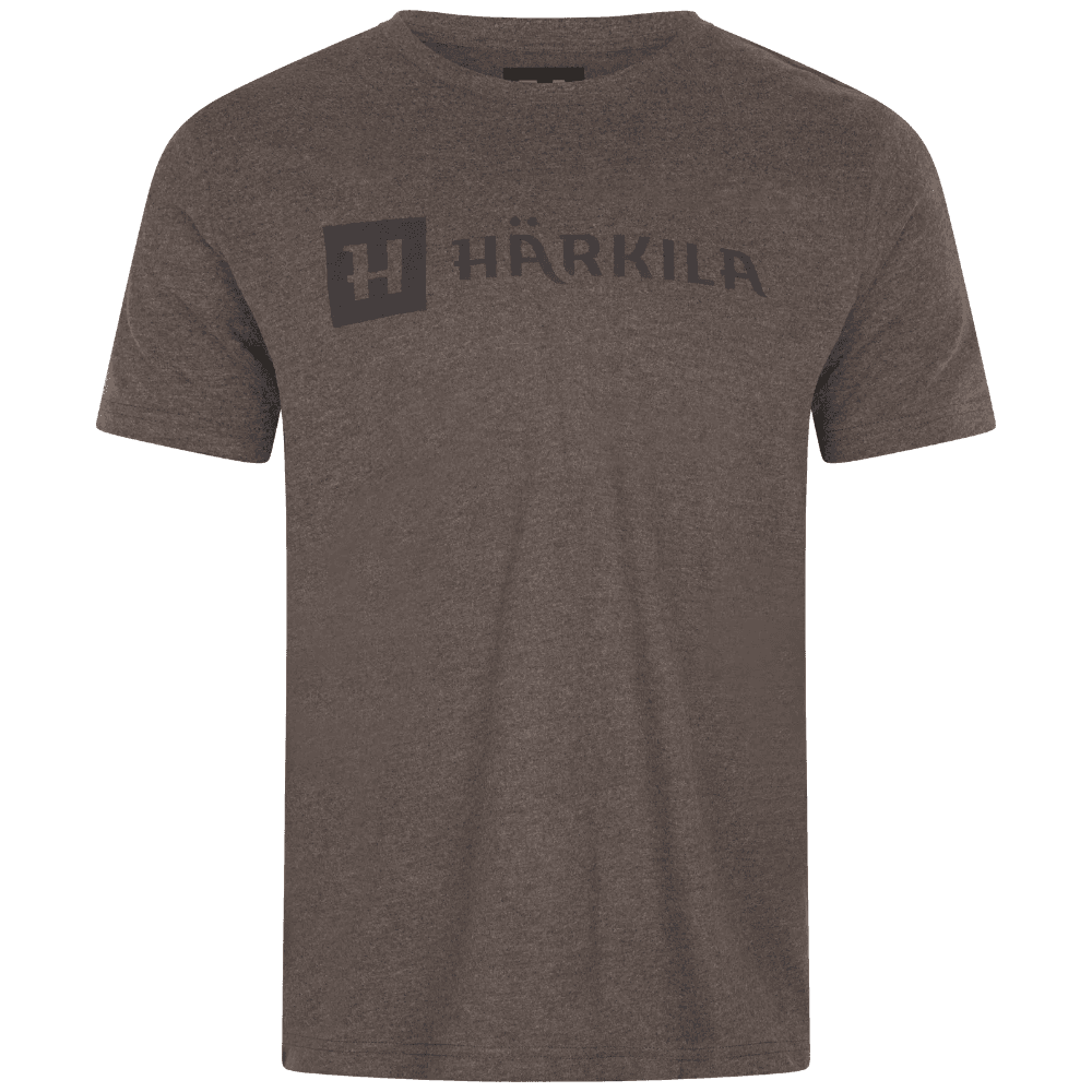 M's Härkila Identity Kortärmad T-Shirt Brown Melange