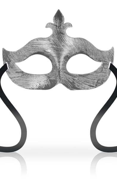 Ohmama Masks Fleur De Lis Eyemask Silver