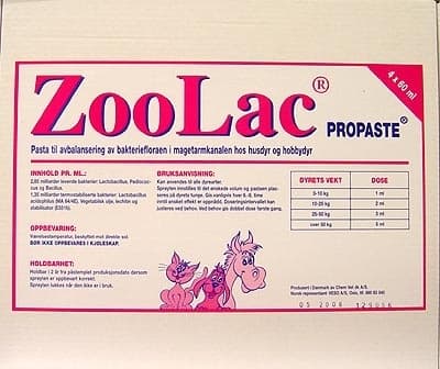 Zoolac propaste doseringssprøyter 4x60ml
