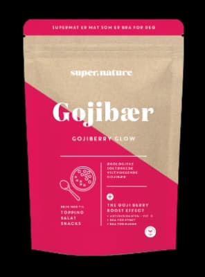 Gojibær, økologisk, soltørkede -150g