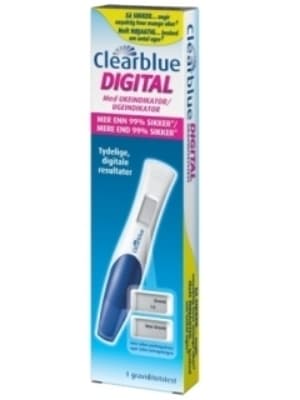 Clearblue digital m/ukeindikat