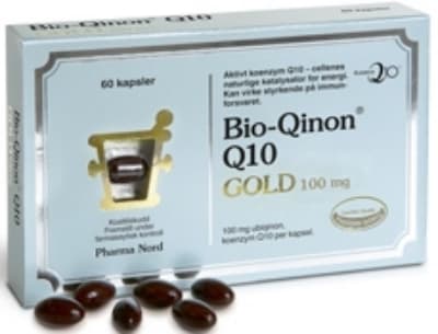 Bio-qinon Q10 gold kaps 100mg 60 stk