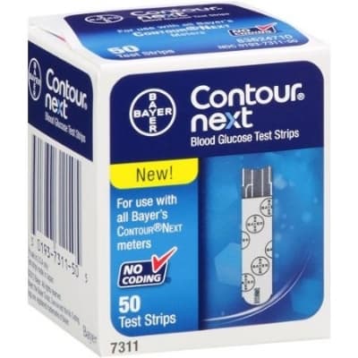 Contour next blodsukk strimmel