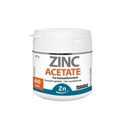 Zinc Acetate  60tabletter