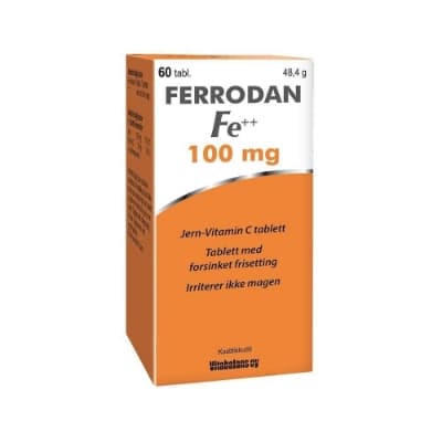 Ferrodan 100mg 60 Tabletter